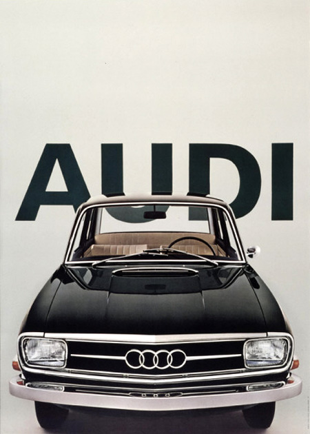 The poster is for the AUDI 60 which was produced from 19681972